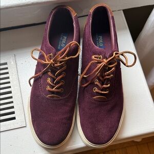 Polo by Ralph Lauren Burgundy Sneakers